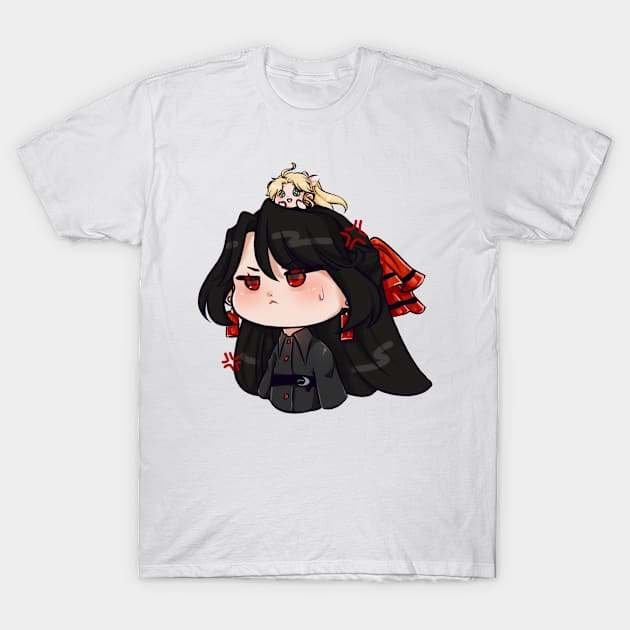 Anime chibi girl T-Shirt by Anet Garol